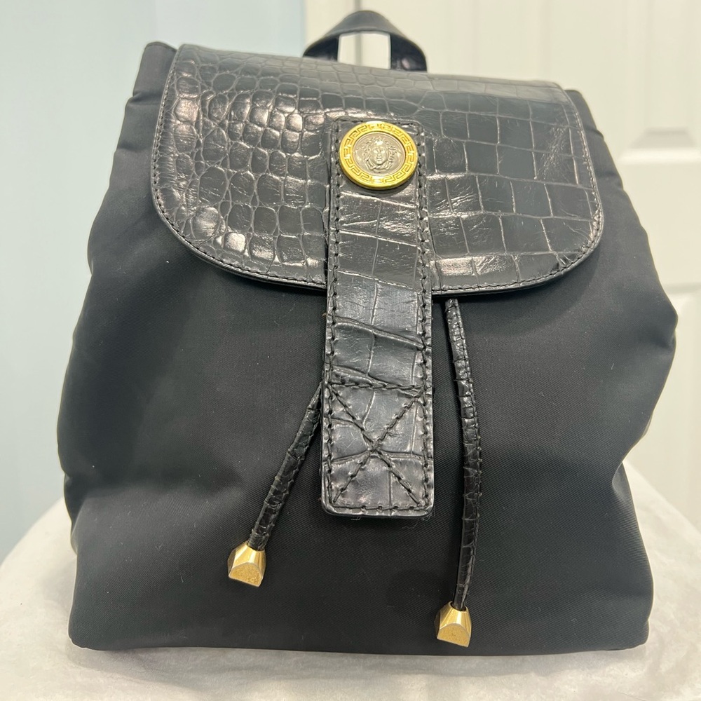 Vintage Versace Nylon Mini Backpack